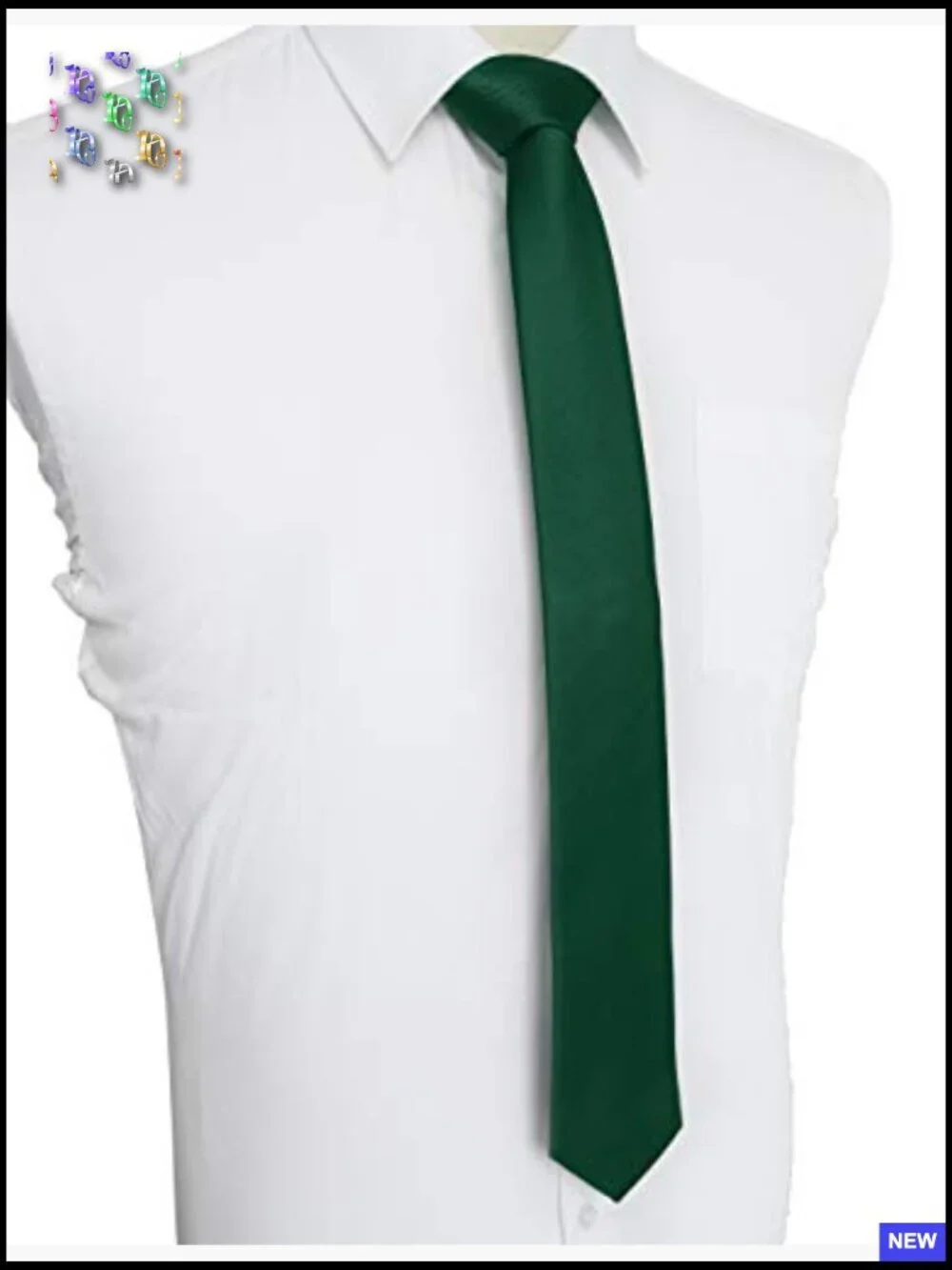 Slim Silk Blend Necktie Classic Elegant Formal Wear Professional Office Attire